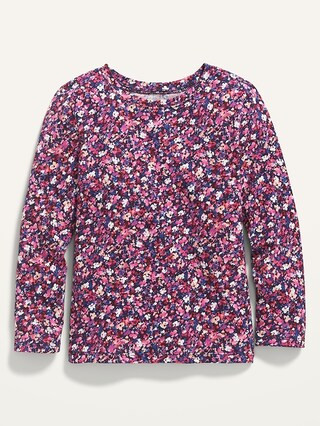 Printed Long-Sleeve T-Shirt for Toddler Girls | Old Navy (US)