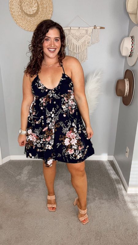 Midsize Cupshe dress 👗🌸✨ 
Wearing an XL! ASHLEYB15 to save 15% off over $65! 
Spring outfits, mini dress, halter top, floral, vacation dress
#springstyle #ootd #midsizeoutfits #vacationoutfits #styleinspo #minidress #vacationdress #resortwear #floral #babyshower #casualstyle #tropicalvacation #springdress

#LTKstyletip #LTKcurves #LTKSeasonal
