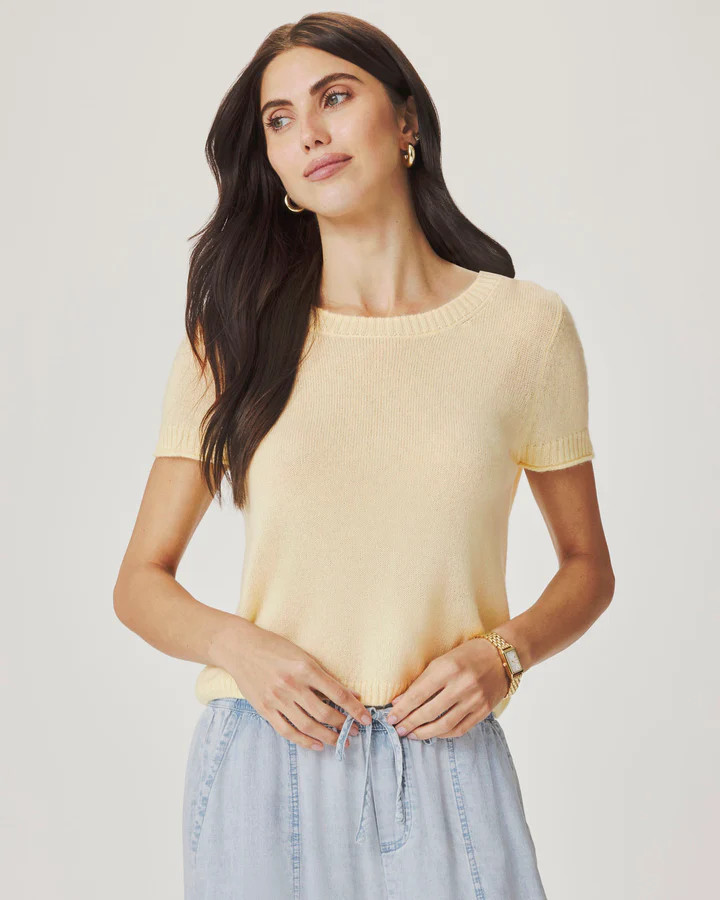 Emerson Short Sleeve Sweater | Splendid