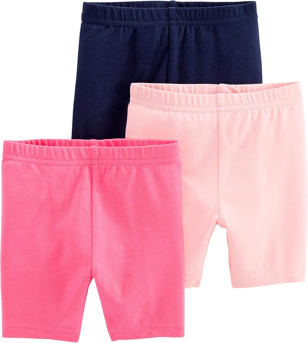 Simple Joys by Carter's Babies, Toddlers, and Girls' Bike Shorts, Pack of 3 | Amazon (US)