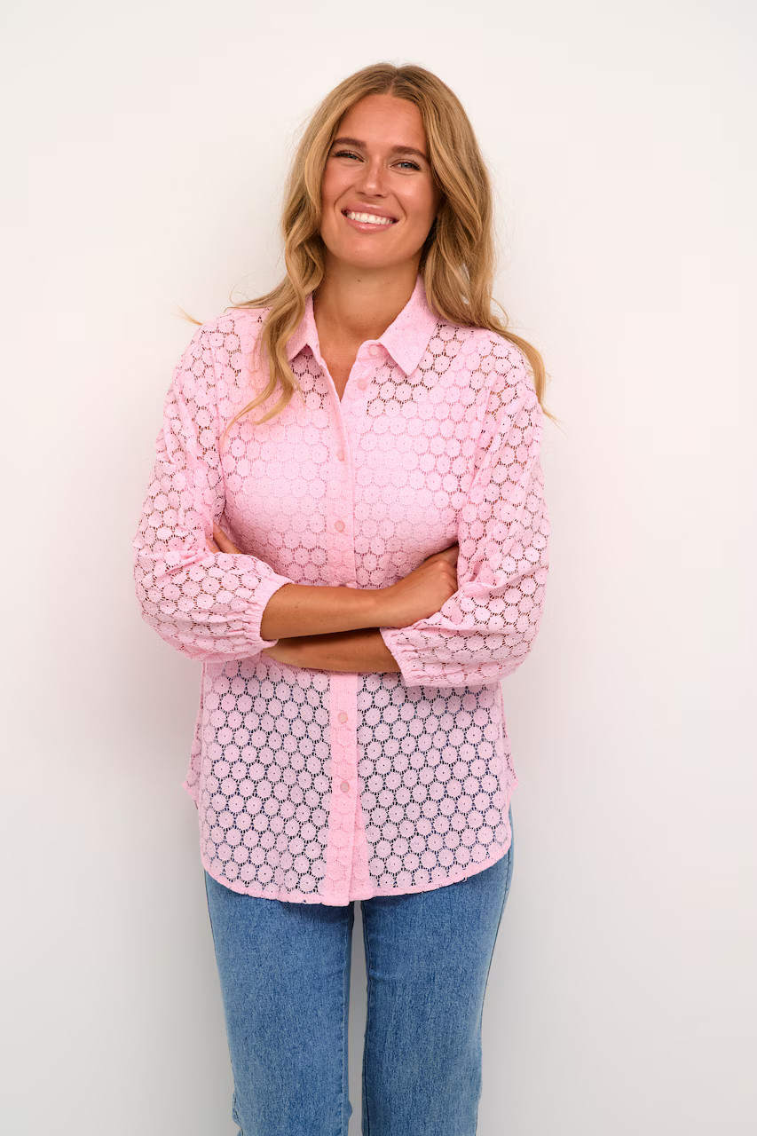 Kaffe Blouse 'Loren' in Rosa | ABOUT YOU | ABOUT YOU NL