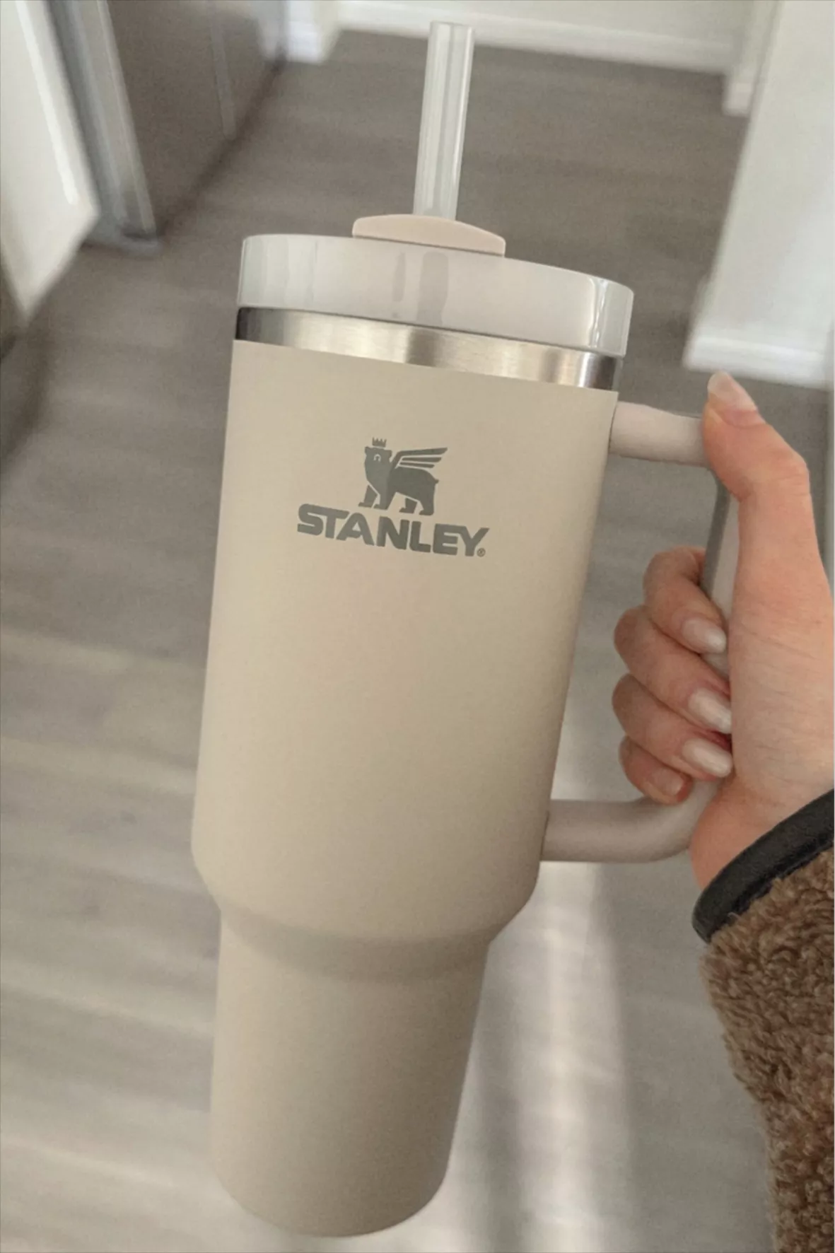 Stanley Quencher H2.0 FlowState Tumbler 40oz Soft Matte (Dune