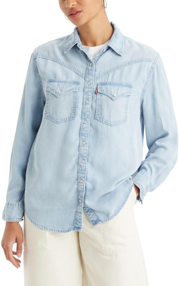 Levi's Womens Sawyer Western Shirt | Amazon (US)