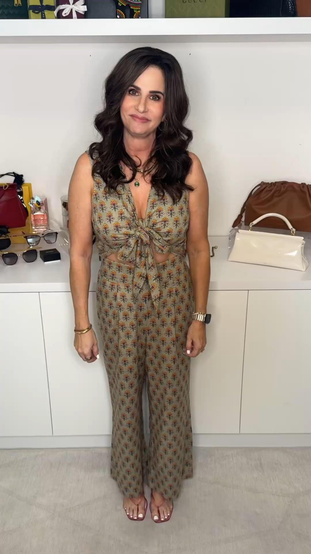 I am in love with this look ! Sold separately- on sale !!! So fun and yes you can wear a bra or over a swimsuit. Top is a medium , pants XS .

#LTKOver40 #LTKSaleAlert #LTKPetite