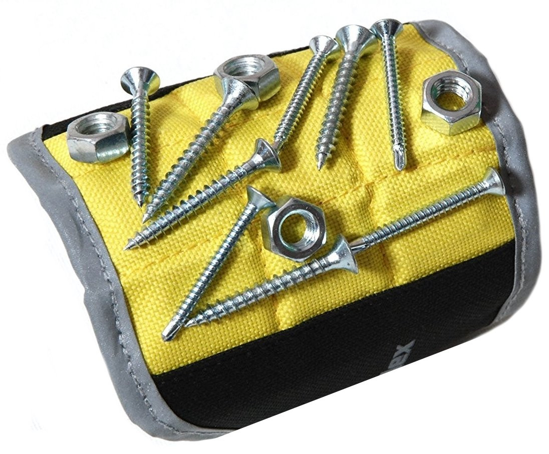 Magnelex Magnetic Wristband for Holding Tools, Screws, Nails, Bolts, Drilling Bits. Unique Gift for  | Amazon (US)