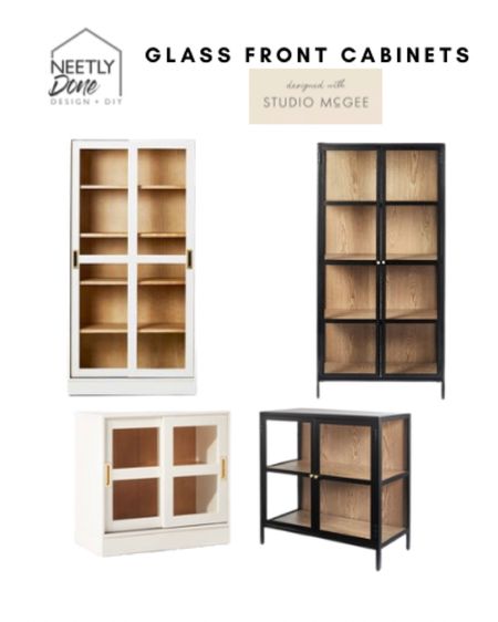 Gorgeous studio McGee cabinets with warm wood tones in white or black which ever is your preference. I love the clean lines and simplicity of the cabinets so your decor shines.

#LTKhome #LTKstyletip #LTKfamily