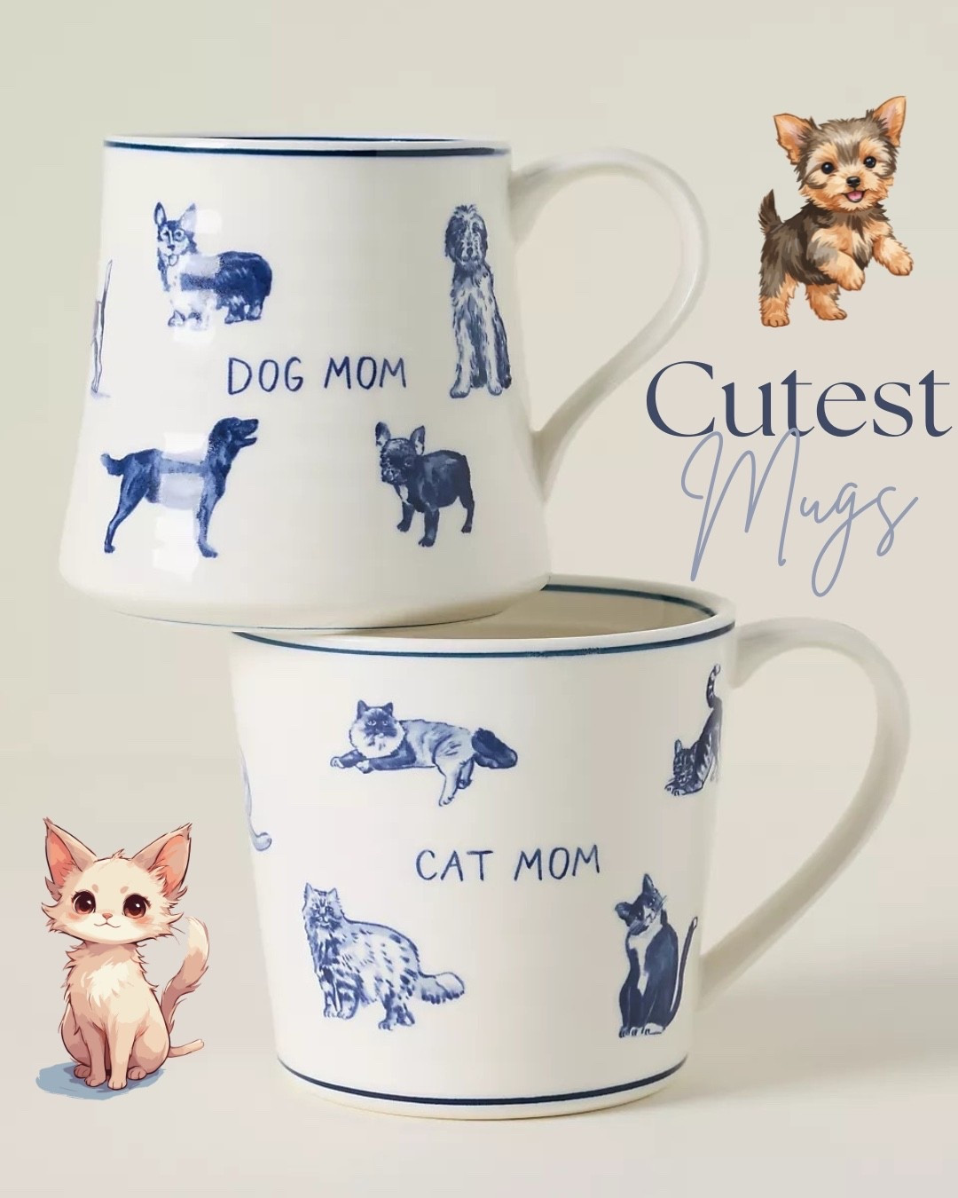 Cutest dog and cat mom mugs at Anthropologie!💙 Sipping coffee or tea will be so fun!

#LTKhome #LTKfamily #LTKover50style