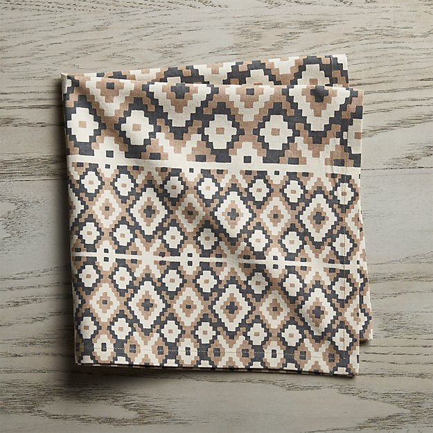 Martez Cloth Dinner Napkin | Crate & Barrel