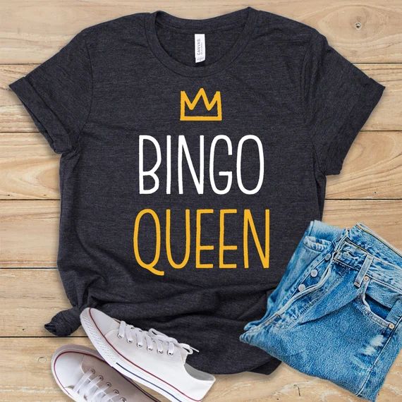 Bingo Queen / Shirt / Tank Top / Hoodie / Cute Bingo T-shirt / | Etsy | Etsy (US)