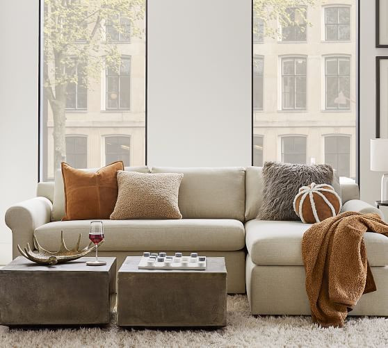 Mongolian Faux Fur Ombre Tipped Pillow Cover | Pottery Barn (US)