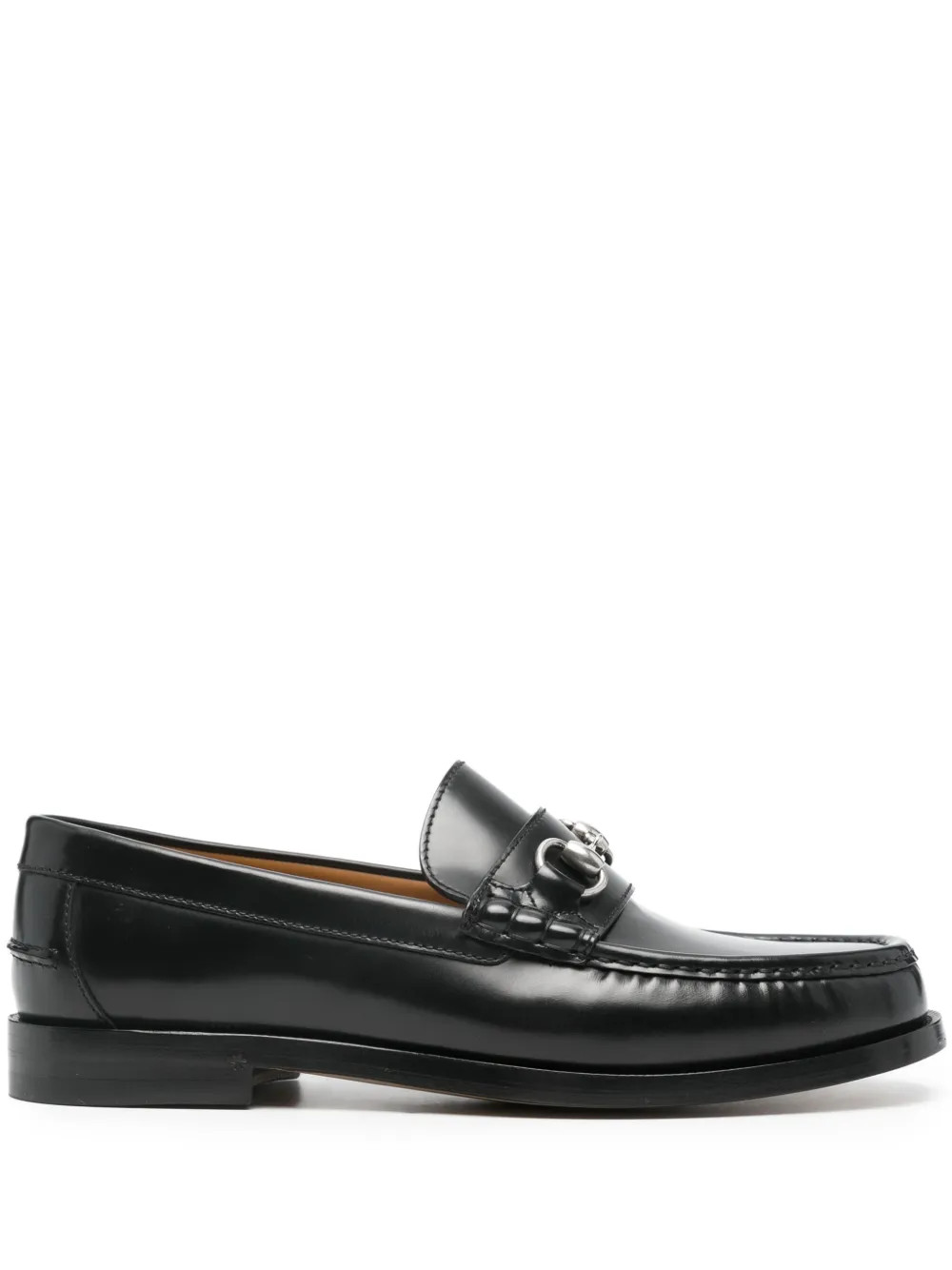 Gucci Horsebit Leather Loafers | Black | FARFETCH CA | Farfetch Global