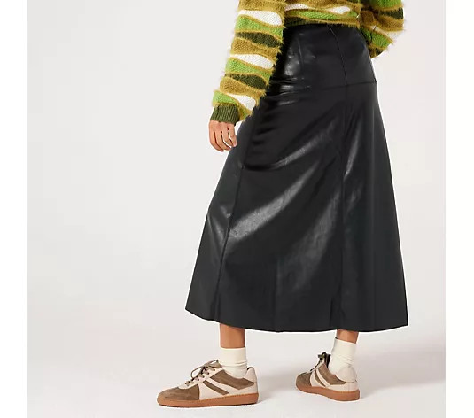 Izabel London A-line PU Skirt - QVC UK | QVC UK