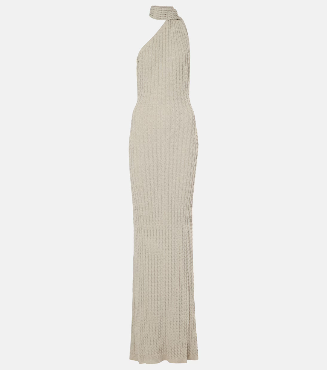 Atria cable-knit cotton-blend maxi dress | Mytheresa (UK)