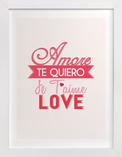 Love Languages  Art Print | Minted