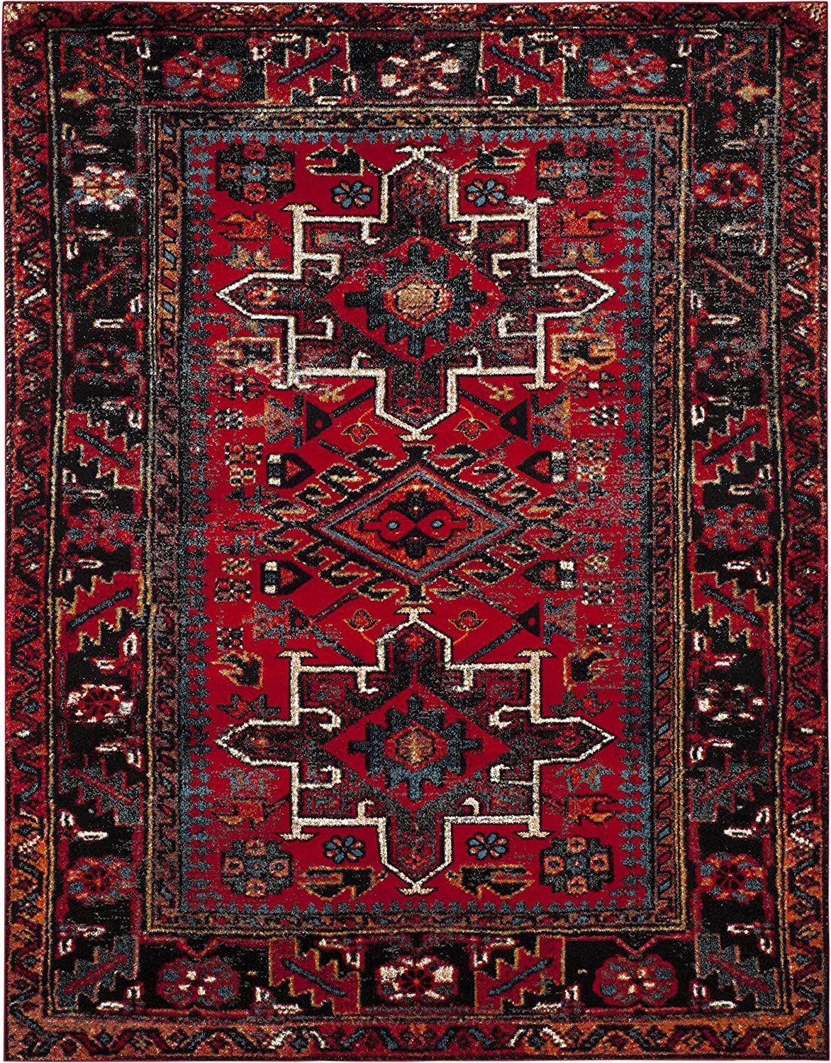 SAFAVIEH Vintage Hamadan Collection VTH211A Oriental Traditional Persian Non-Shedding Living Room... | Amazon (US)