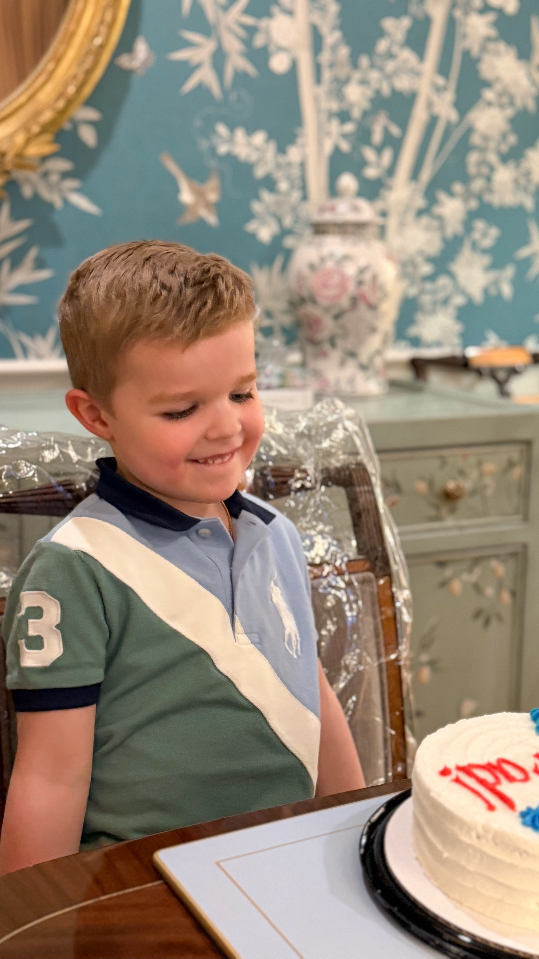 Clear chair covers! Come in a pack of two or four and have saved my dining chairs many times! If you’re having a party, you can add a stretchy slipcover on top. 