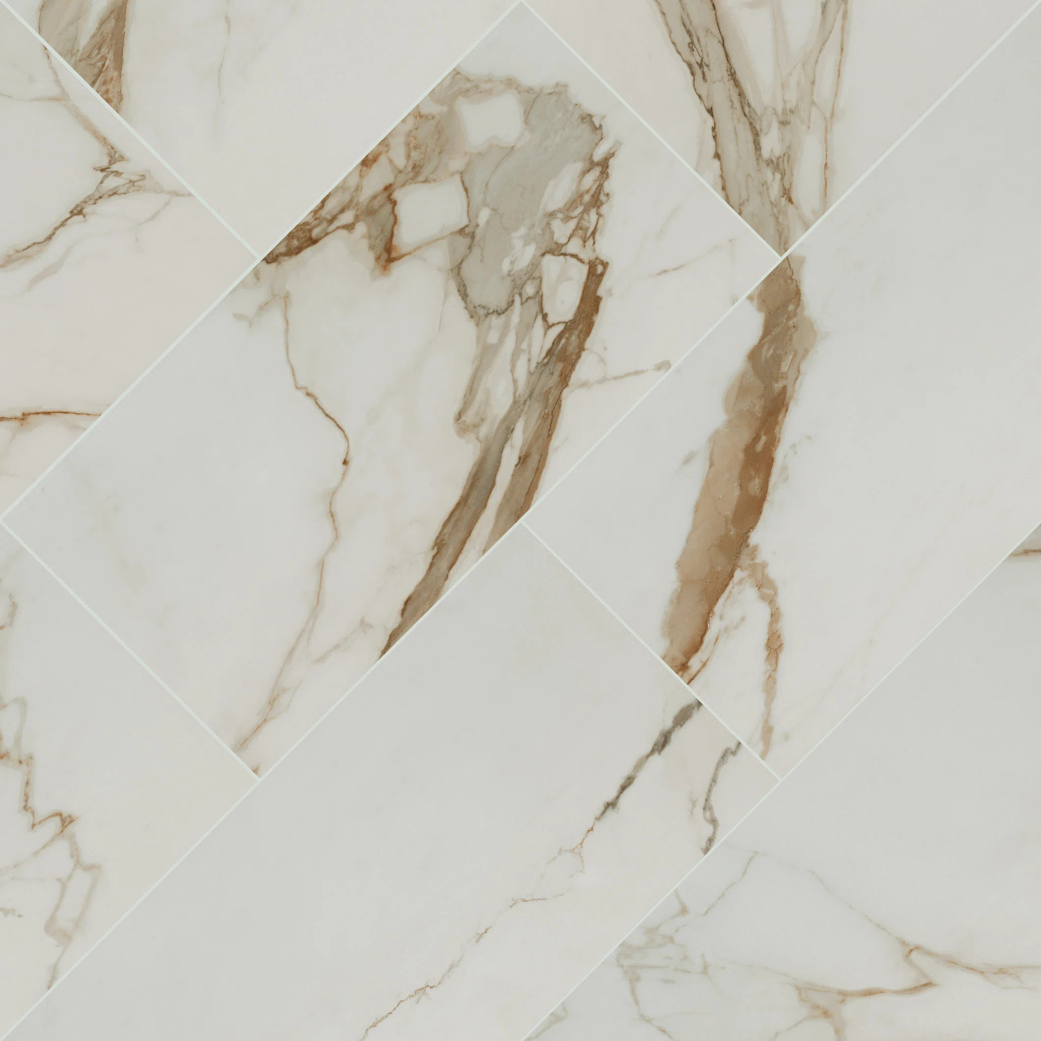 Palazza 12 in. x 24 in. Porcelain Marble Look Floor and Wall Tile | Wayfair North America