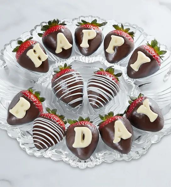 Happy Birthday Chocolate Covered Strawberries | Harry & David