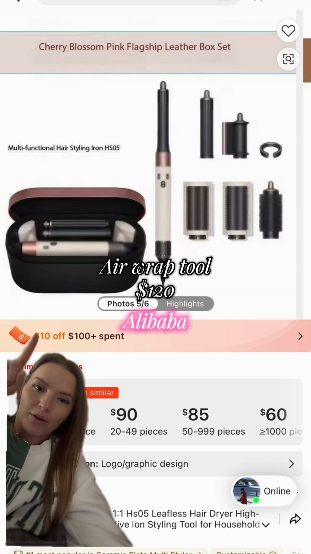 Alibaba Dyson dupe $120 #alibaba #airwrap #hairtool 

#LTKSaleAlert