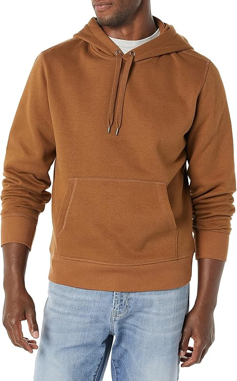 Amazon Essentials Men's Hooded Fleece Sweatshirt (Available in Big & Tall) | Amazon (US)