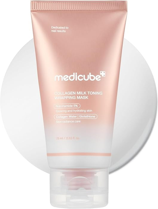 medicube Collagen Glazed Milky Glow Daytime Wrapping Mask | Quick & Easy-to-Peel Mask for Radianc... | Amazon (US)