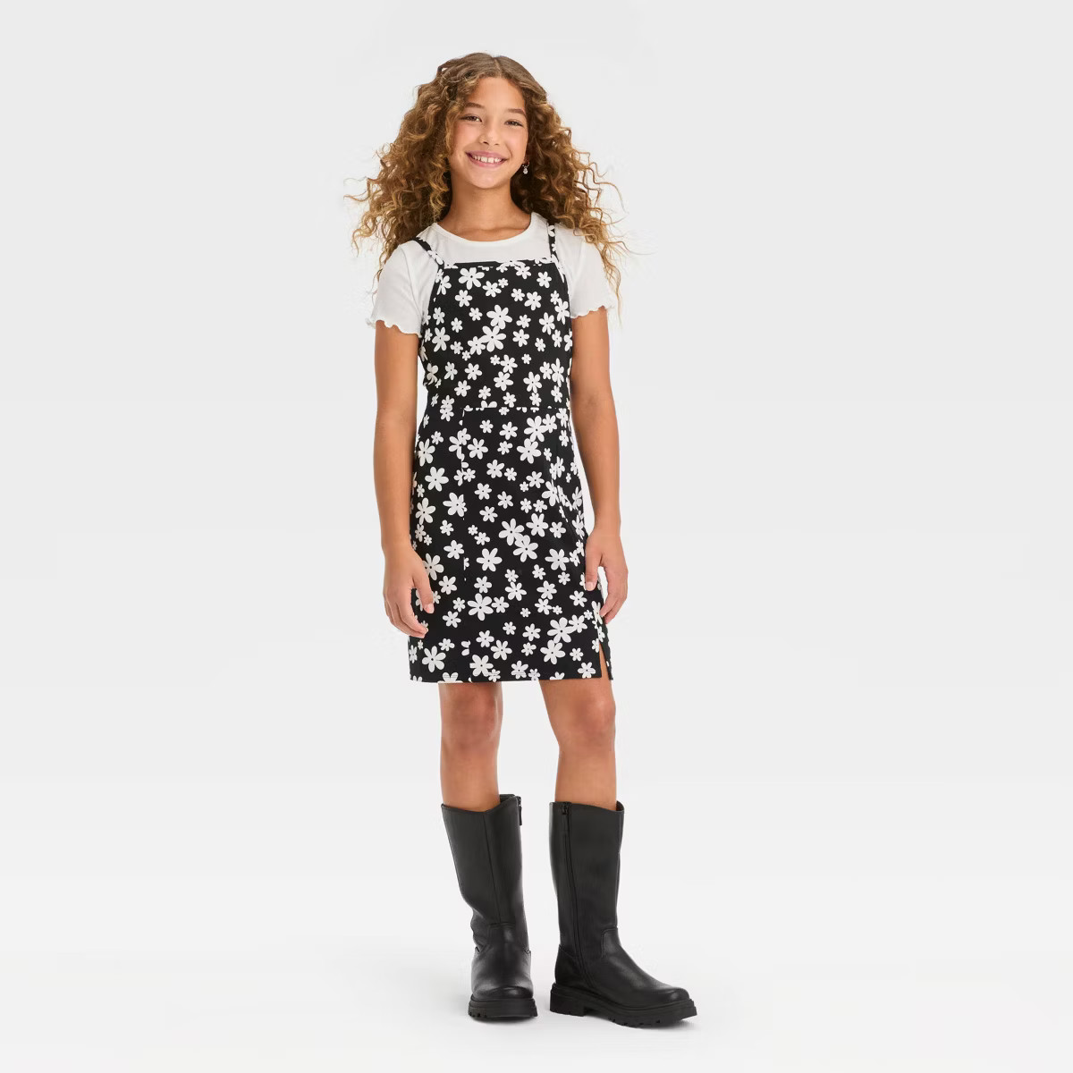 Girls' Short Sleeve 2 for 1 Dress - art class™ | Target
