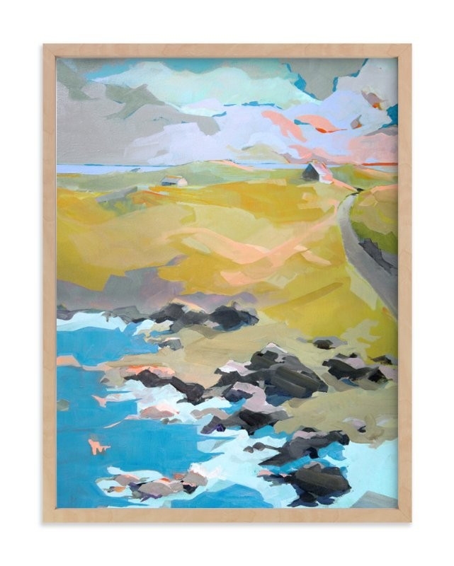 "Out To Sea" - Painting Limited Edition Art Print by Jess Franks. | Minted