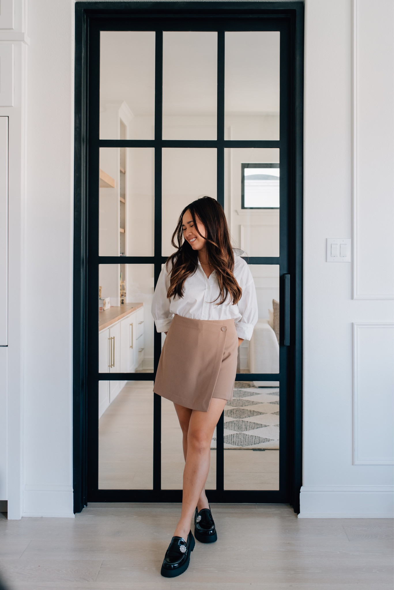 Blazer skirt in XS and it comes with matching blazer @walmart 