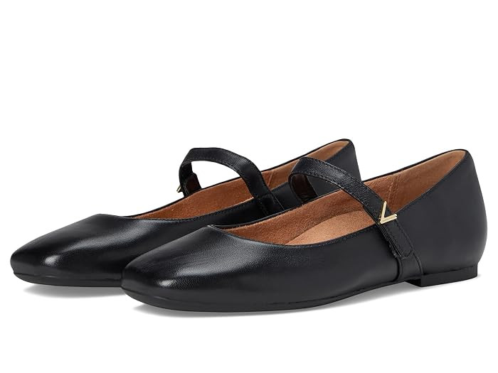 VIONIC Alameda Mary Janes Women's Shoes Black Leather : 5 M | Zappos.com