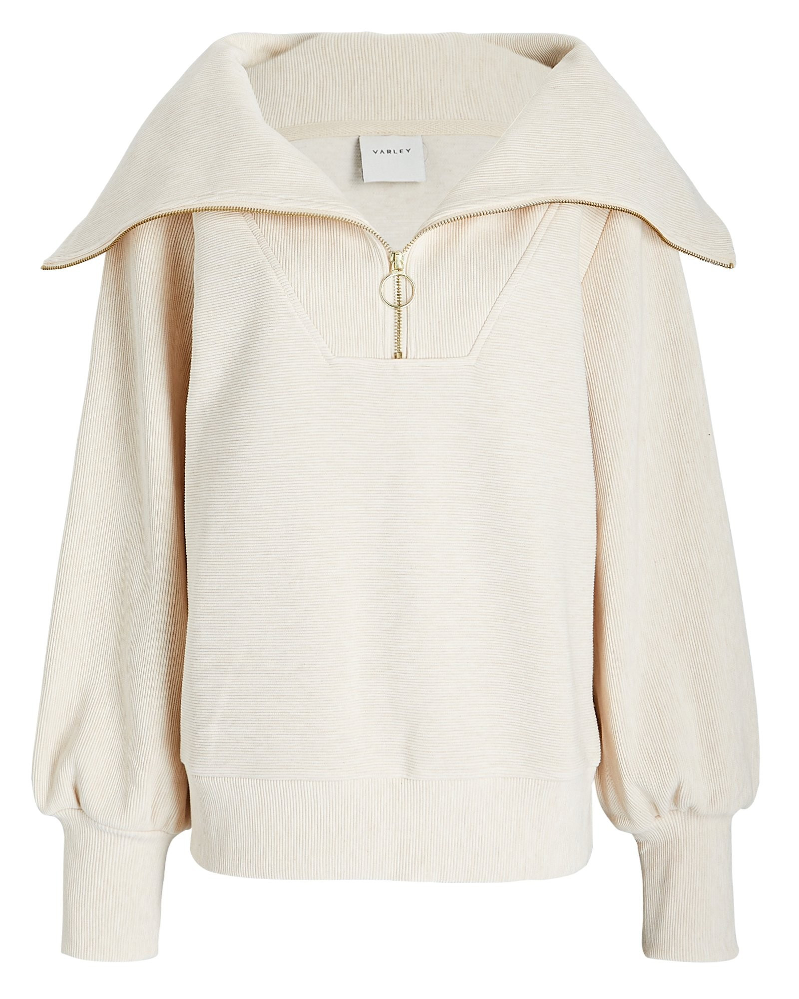 Vine Half-Zip Rib Knit Sweatshirt | INTERMIX