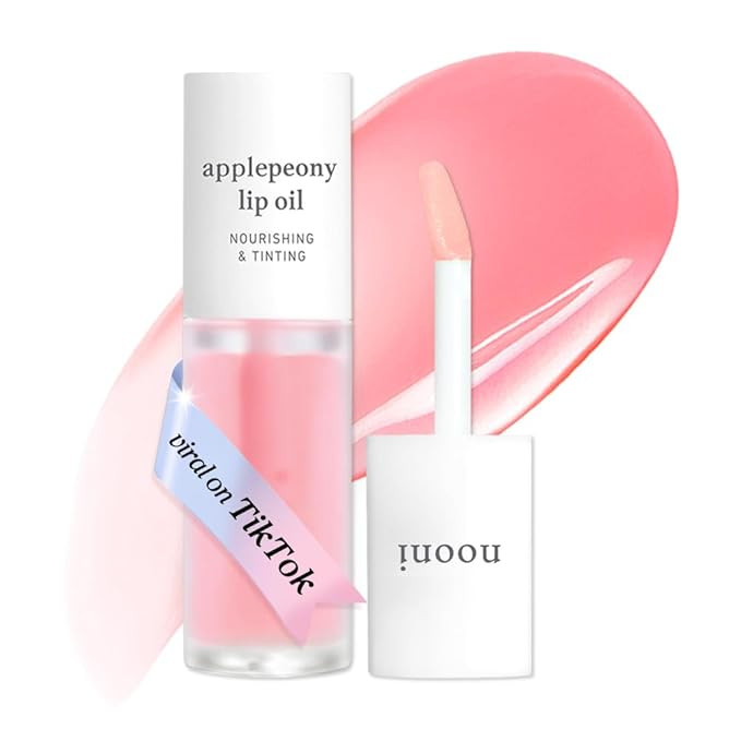 NOONI Korean Lip Oil - Applepeony | Long-Lasting, Moisturizing, Plumping, Revitalizing for Dry Li... | Amazon (US)
