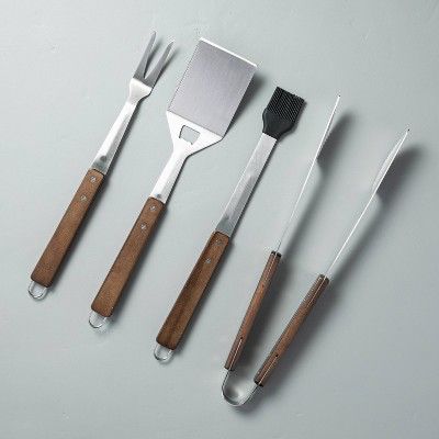 4pc Grill Tool Set - Hearth &#38; Hand&#8482; with Magnolia | Target