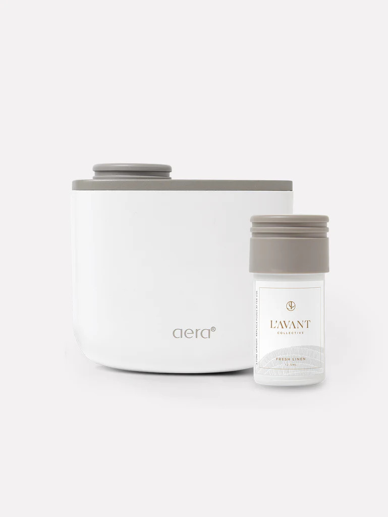 Aera - Mini Diffuser and Fresh Linen Capsule Bundle | L'AVANT Collective