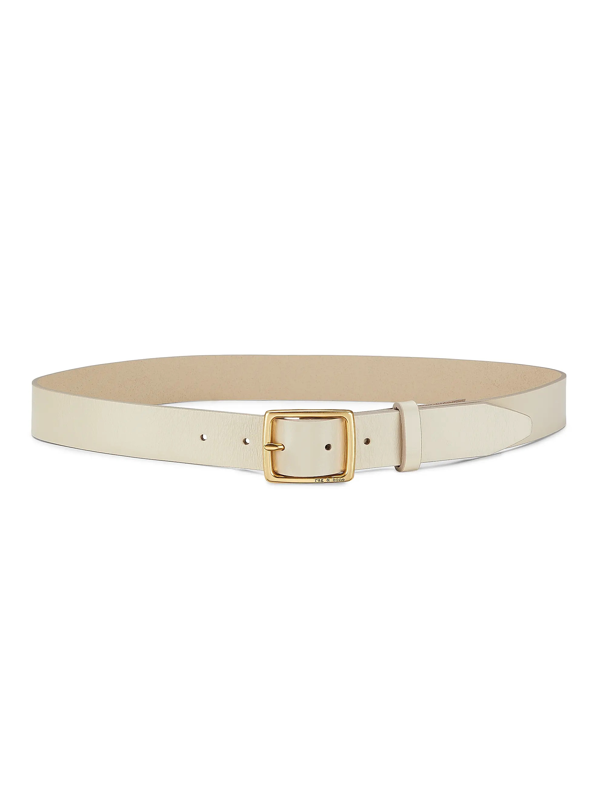 Boyfriend Smooth Leather Belt | Saks Fifth Avenue