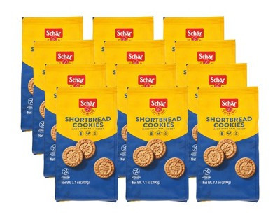 Schar Gluten-Free Shortbread Cookies - Case of 12/7.1 oz | Target