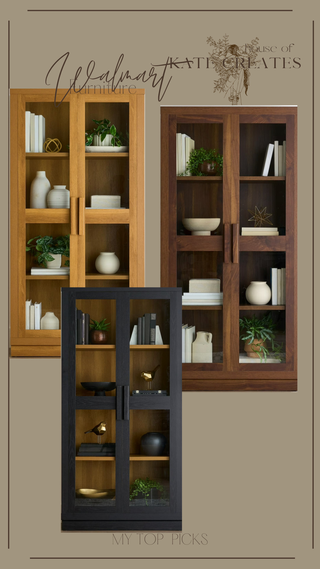 i love these options for an office! stack a couple together 

 #LTKHome