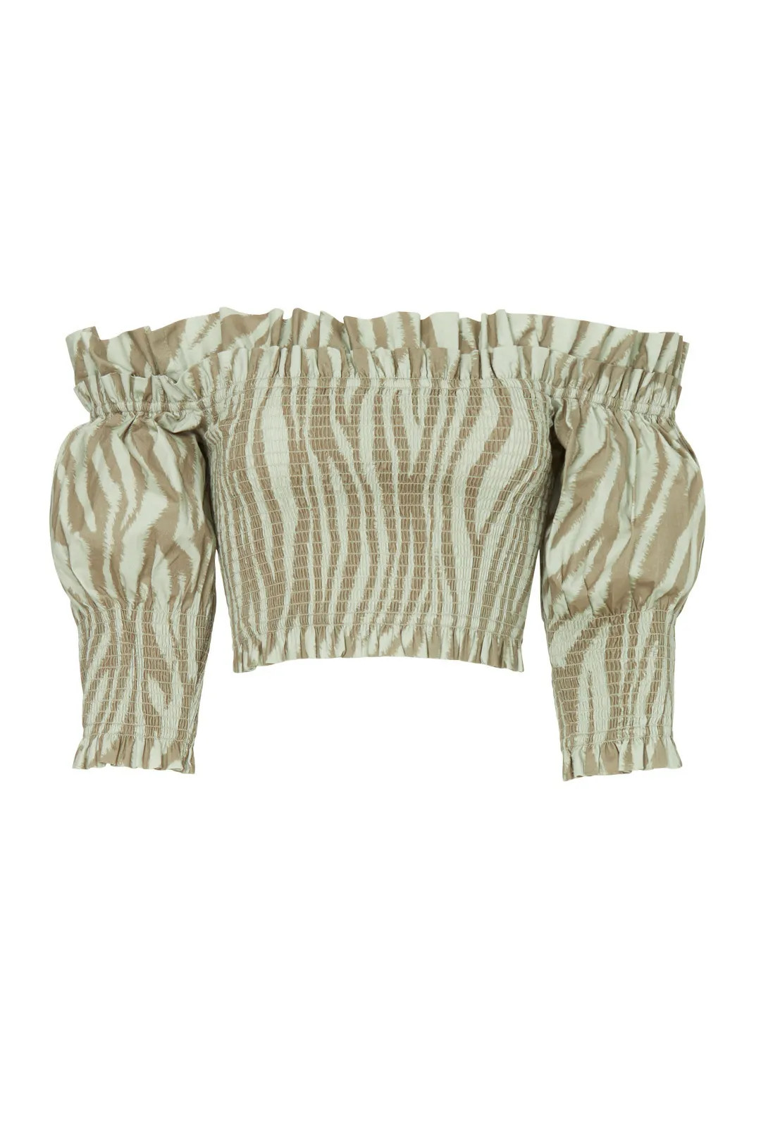 Smocked Ruffle Top | Rent the Runway