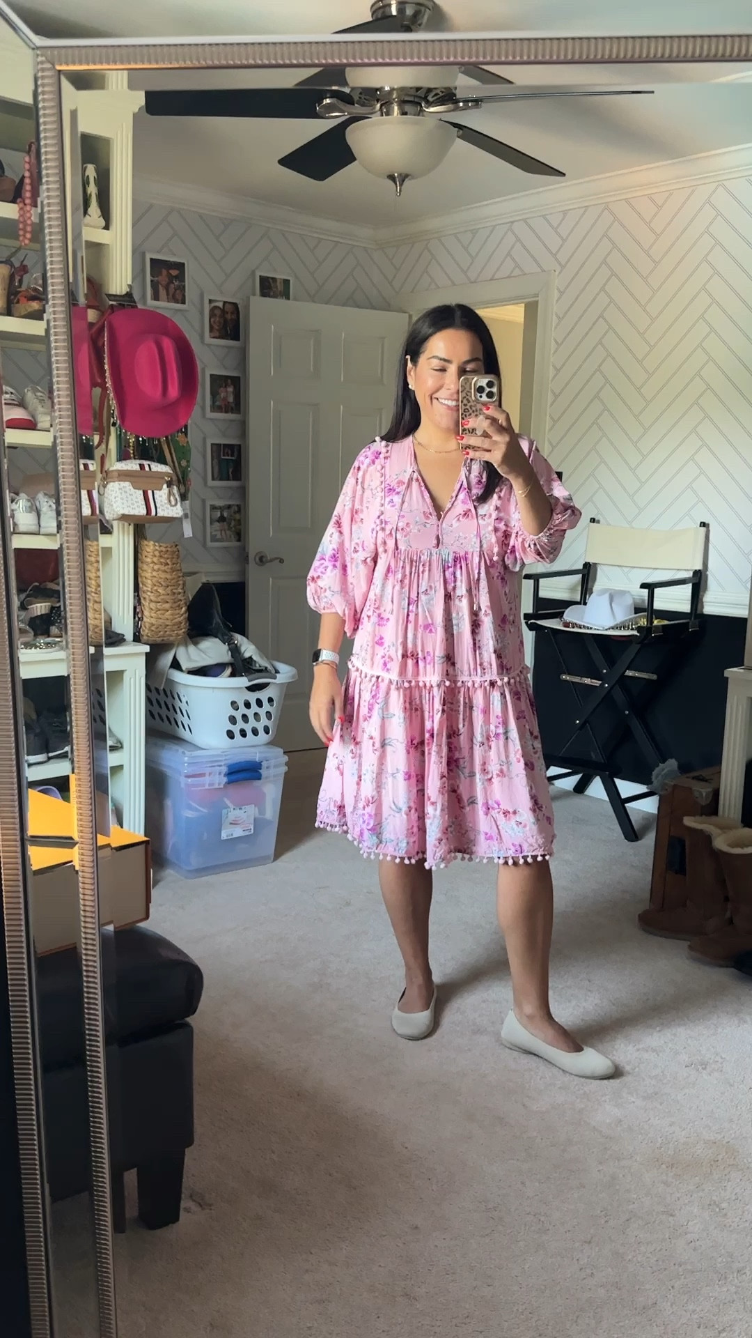 Love this dress for summer I wore it to the office today but would be perfect for a baby shower or bridal shower 