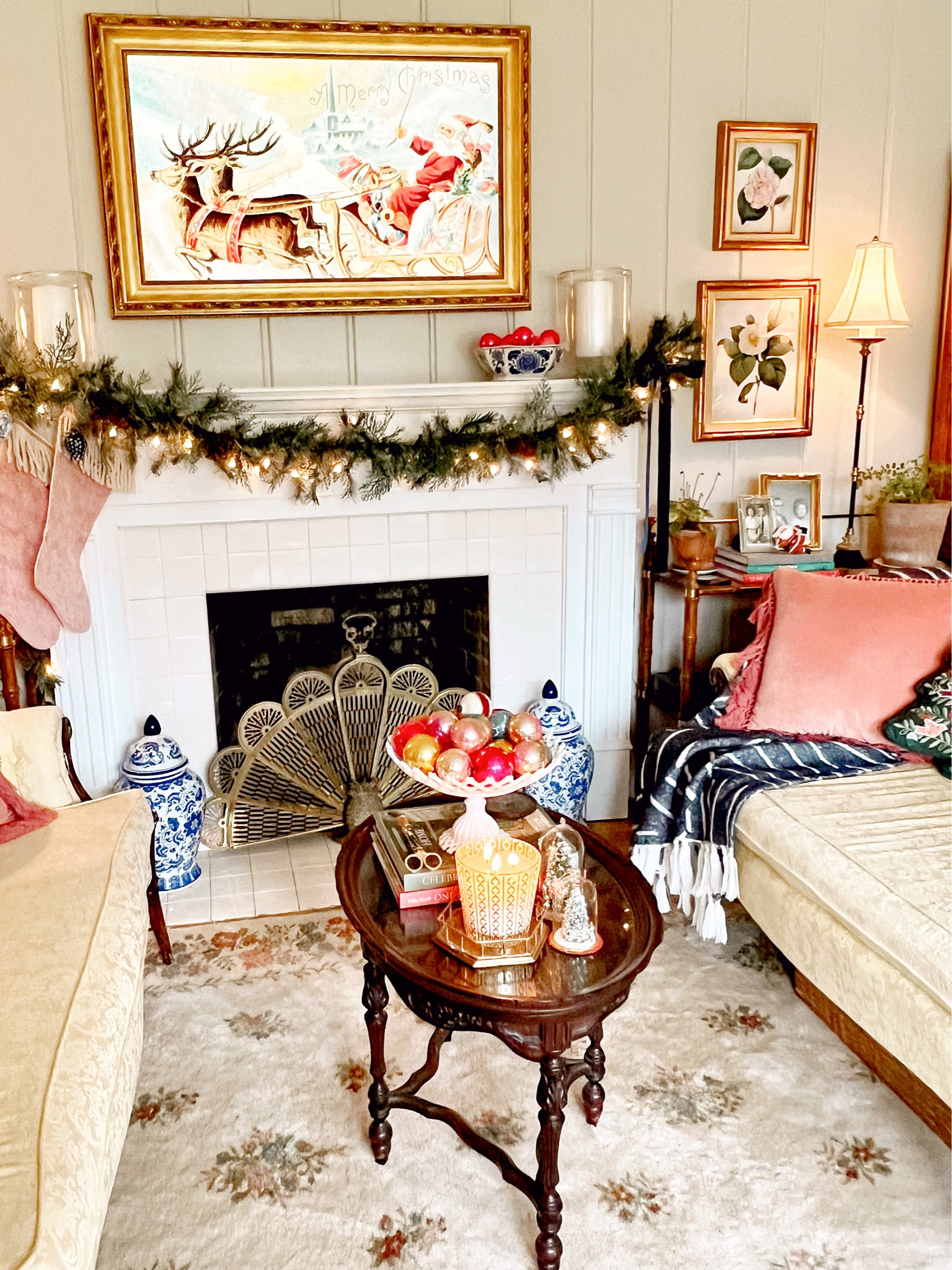 Ordered up some cooler weather so I can light this fireplace, and it looks like Mother Nature will deliver soon! We might actually have a COLD Christmas in South Alabama.

#flurriesmaybe #dreamingofawhitechristmas #southernersdontdosnowsowell #christmasmantel #christmasdecor #christmasmanteldecor #chinoiseriechristmas #chinoiseriechic #blueandwhitechristmas #vintageholiday #vintagechristmas #shinybrite #myvintagehome #howivintage #howichristmas #stylingchristmas #grandmillennialstyle #grandmillennialchristmas #shinybriteornaments #oldandnew #collectedhome #stylingtheseasons #itsacolorfullifetour #myseasonalstyling

#LTKHoliday #LTKSeasonal