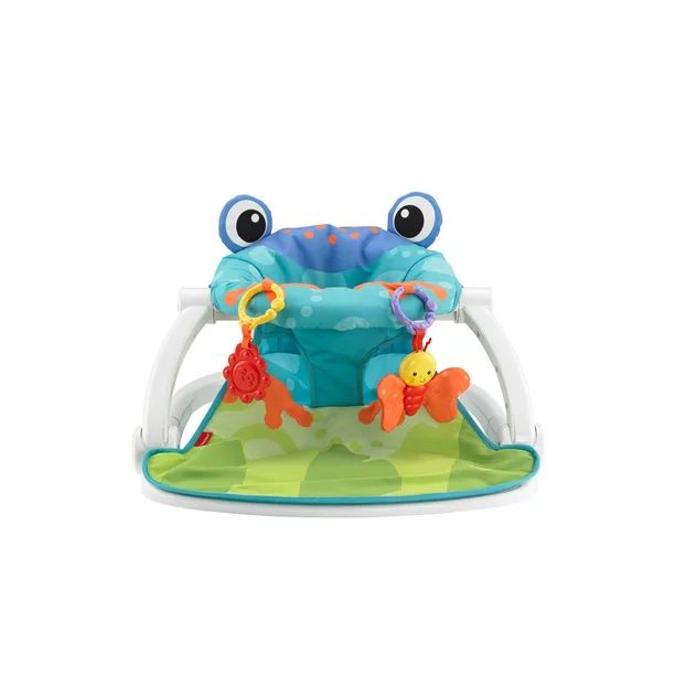 Fisher-Price Sit-Me-Up Froggy Floor Seat with 2-Linkable Toys - Walmart.com | Walmart (US)