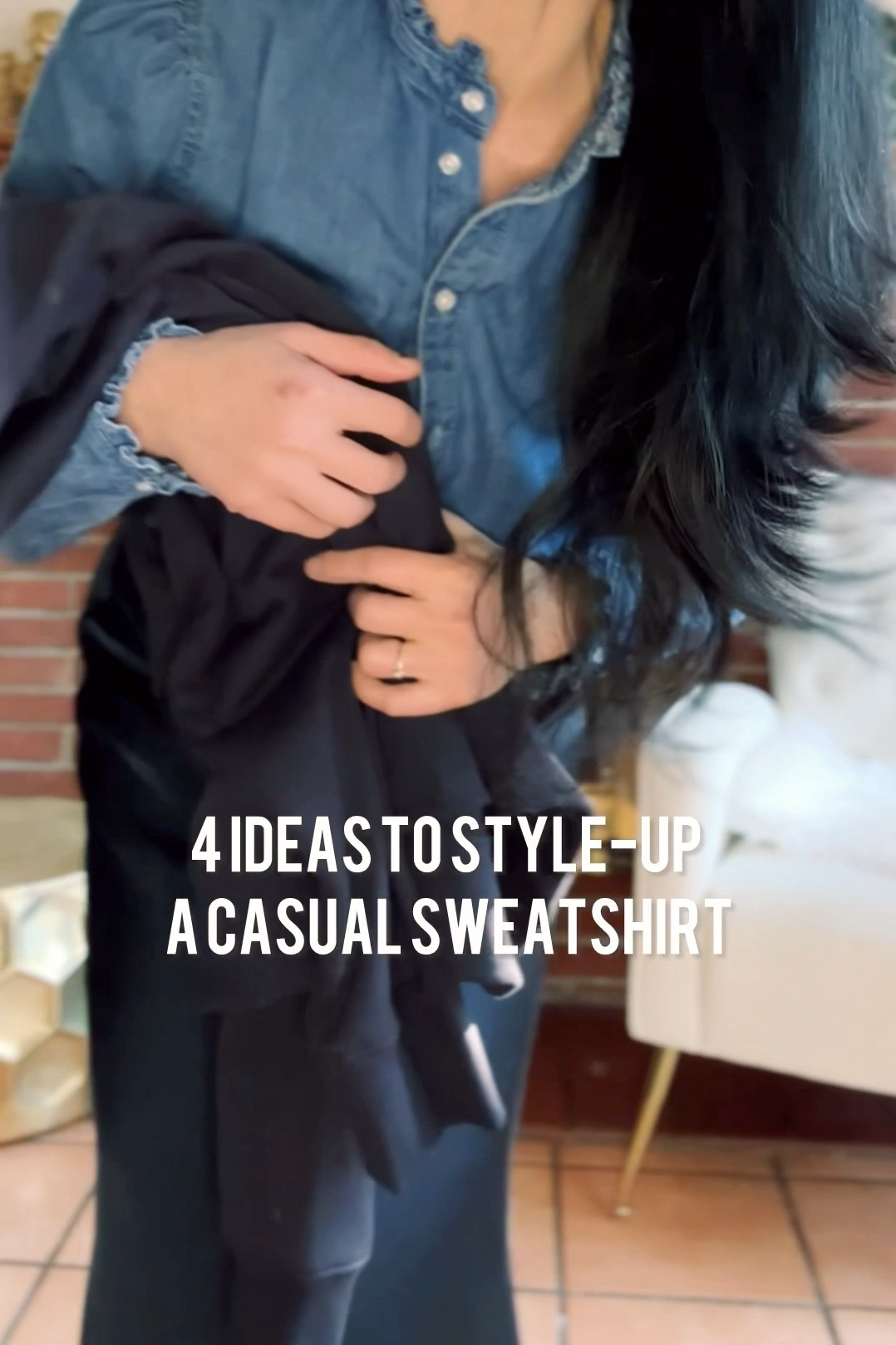 4 ideas to style-up a casual sweatshirt. 

Most of the items I am wearing here are under $100, and I personally bought them & recommend them. 

#LTKFindsUnder100 #LTKSaleAlert #LTKStyleTip