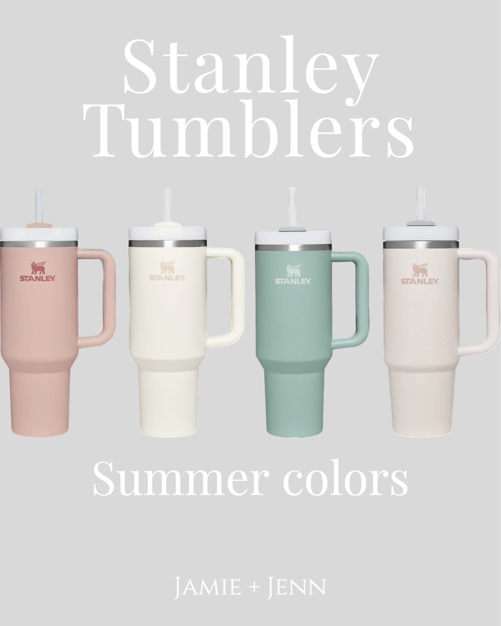 Stanley Tumblers with handles, summer colors are back in stock! 



#LTKFind #LTKtravel #LTKunder50