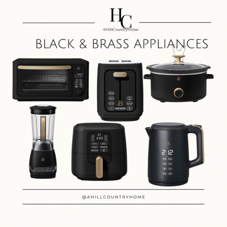 Beautiful black brass appliances on sale! 

Follow me @ahillcountryhome for daily shopping trips and styling tips

Black and brass appliances, beautiful, Black Friday deals, Walmart finds, kitchen finds, gift guide for her 

#LTKhome #LTKGiftGuide #LTKsalealert