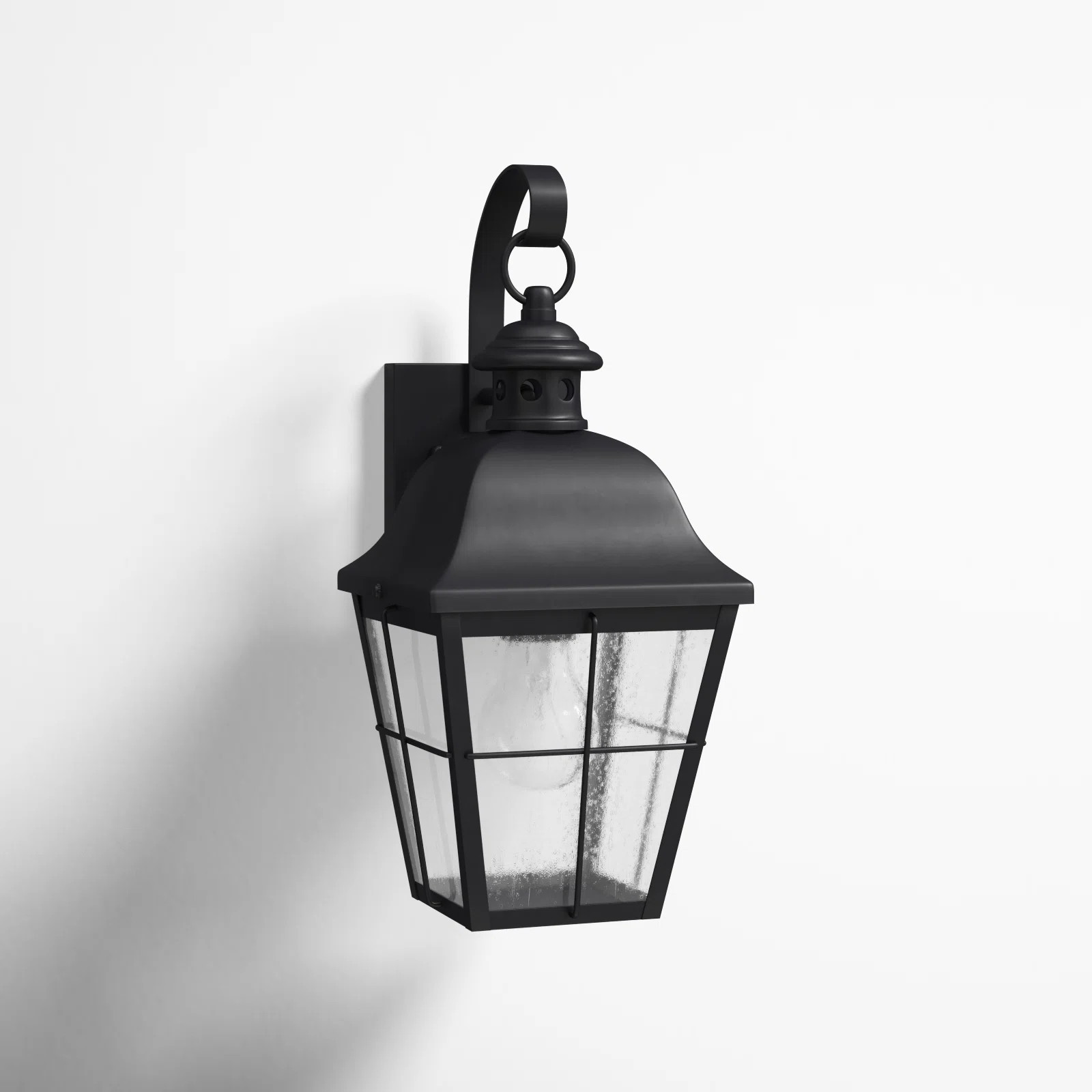 Merton Single Light Empire Outdoor Steel Wall Light | Birch Lane