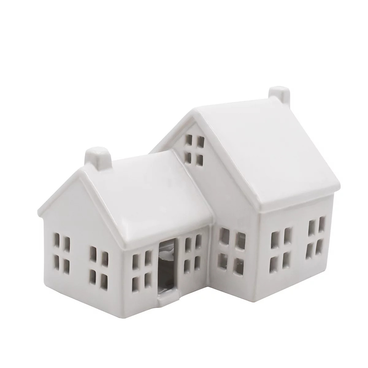 St. Nicholas Square® White Ceramic House Tealight Holder | Kohl's