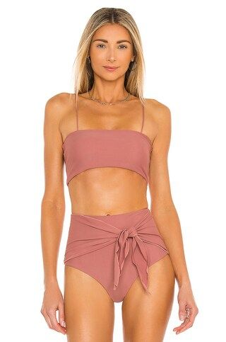 Juillet Kirke Bikini Top in Melrose from Revolve.com | Revolve Clothing (Global)