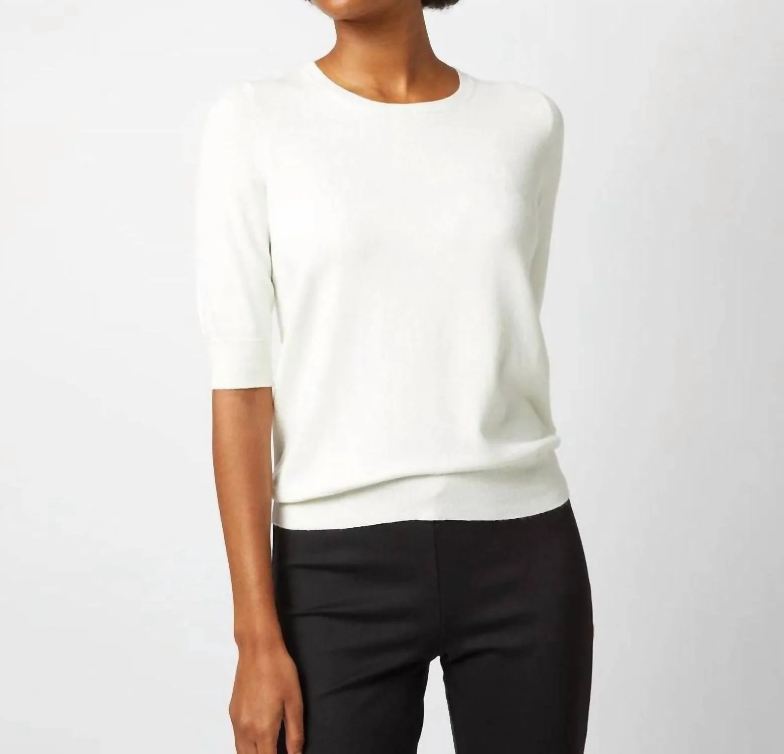 Nadine Sweater In Ivory | Shop Simon