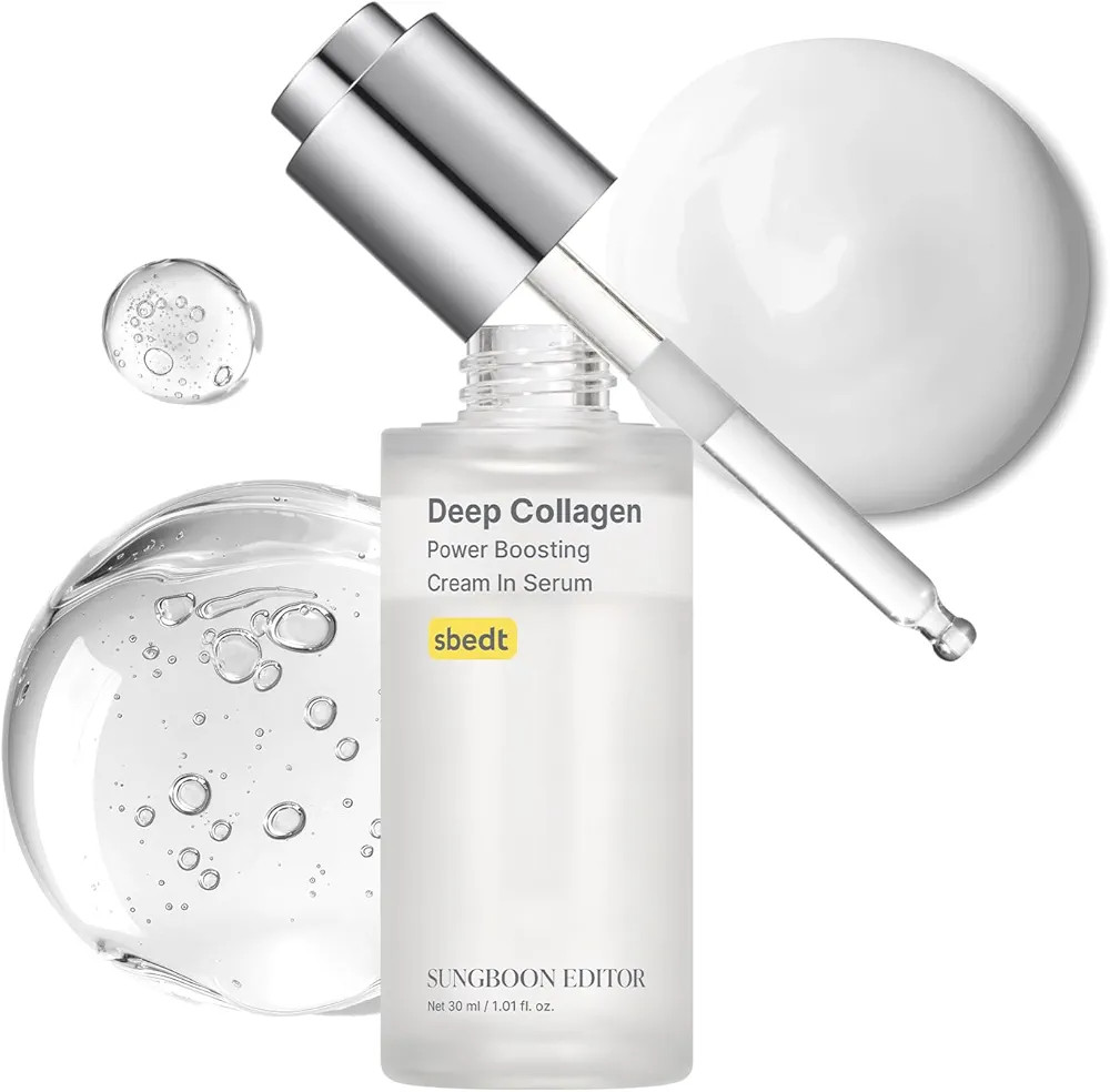 SUNGBOON EDITOR Deep Collagen Serum, 5% Volufiline + 58% Low Molecular Collagen + 2% Niacinamide,... | Amazon (US)