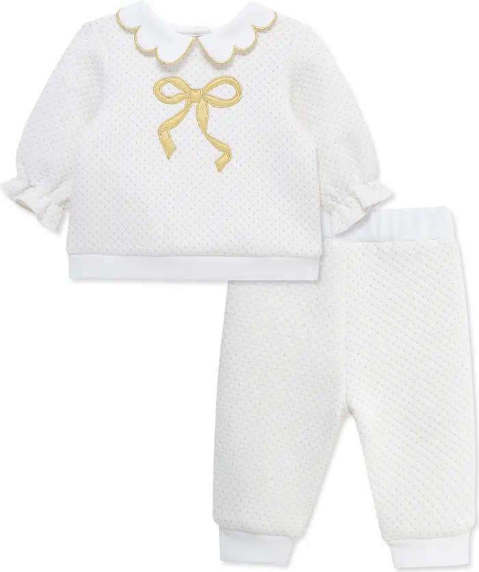 Bow Collared Top & Joggers Set | Nordstrom