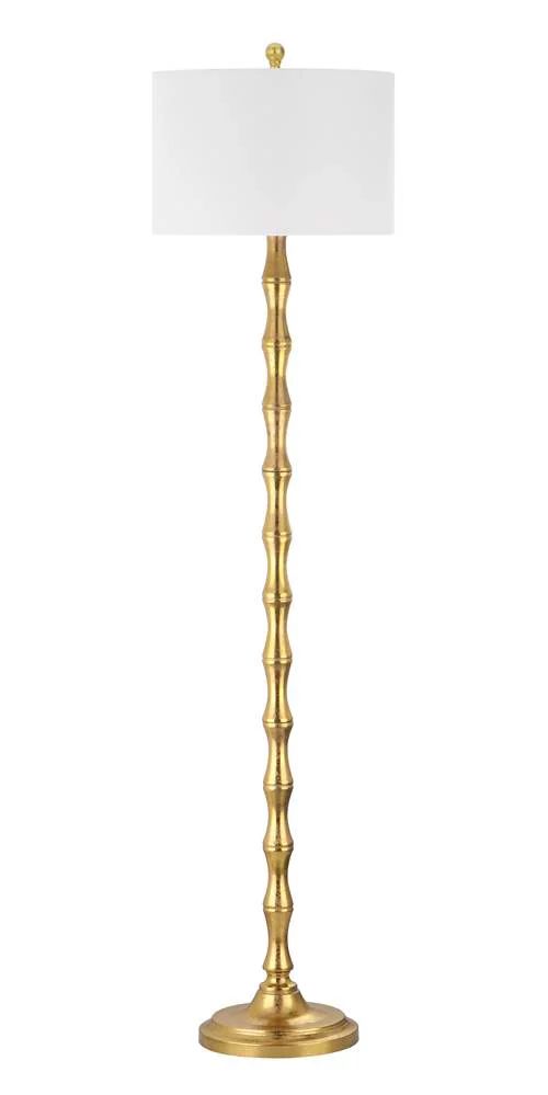 Safavieh Aurelia Floor Lamp with CFL Bulb, Antique Gold with Off-White Shade | Walmart (US)
